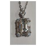 MOISSANITE GRA CERT 925 NECKLACE