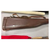 LEATHER TAKE DOWN SHOTGUN CASE