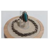 925 TURQUOISE RING & BRACELET