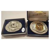 2 - L&C  BI CENTENNIAL& MT YOGO SAPPHIRE BUCKLES