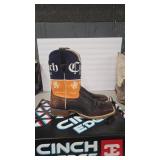 CINCH EDGE BABUINO CAFE COWBOY BOOTS SZ 13D