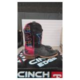 CINCH EDGE PLAYAS CLUB COWBOY BOOTS SZ 13D