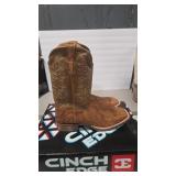 CINCH EDGE CHEROKEE COWBOY BOOTS SZ 13D