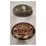 MONTANA & BUTTE RODEO BUCKLES -SIGNED
