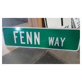 FENN WAY - METAL SIGN