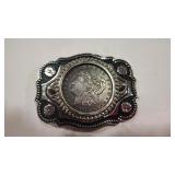 1 MORGAN DOLLAR THEMED BELT BUCKLE