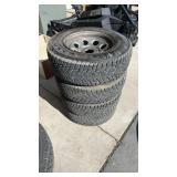 4 WINGUARD NEXEN 235 70R16 TIRES WITH RIMS