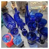 COBALT GLASS ASSORTMENT