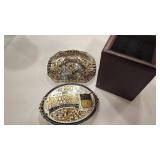 MALTA MT  & LAS VEGAS RODEOBUCKLES & PEN CADDY