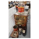 GOLDEN WEST COFFEE 3LB GLASS JAR & COFFEE ASST.