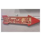 COCA COLA - WOOD SIGN