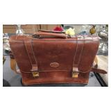 KOUROS VTG LEATHER SATCHEL W/ STRAP