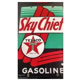 TEXACO SKY CHIEF METAL ADVERTISING SIGN