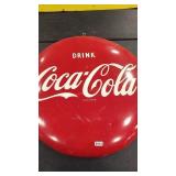 METAL COCA COLA ADVERTISING SIGN