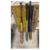 COORS LIGHT AND 2 EASTON ALUMINUM BASEBALL BATS