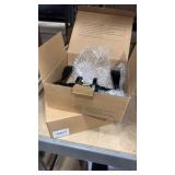 2 BLACK FINISH DOOR HANDLES