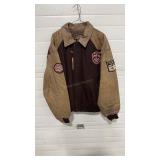 2016 NFR LEATHER AND WOOL VARSITY JACKET