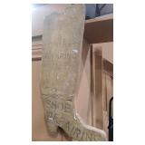 PRIMATIVE LOOK  REPAIR SIGN