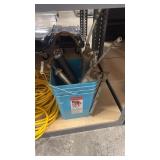 4 GREASE GUNS & CHAIN