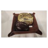 WILDHORSE STAMPEDE BUCKLE LEATHER BUCKLE & DESK