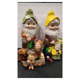 CERAMIC YARD GNOMES
