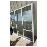 MULTI PANEL WHITE VINYL WINDOW UNIT