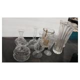 ABIGAILS GLASS ASSORTMENT INCL PERFUME & VASES