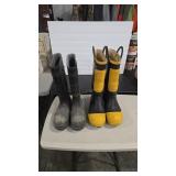 LEHIGH FLAMEGUARD BOOTS SIZE MENS 12 & LACROSSE