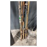 GROUP OF ASSORTED FISHING POLES