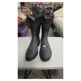 PINTO RANCH GRANITE SAFARI COWBOY BOOTS SZ 13