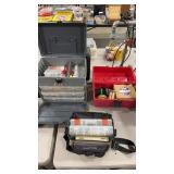 3 TACKLE BOXES W/ TACKLE