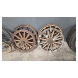 4 MODEL T WHEELS