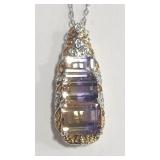 STERLING & AMETRINE PENDANT