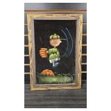 VELVET CHARLIE BROWN FRAMED ART