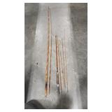 MONTAGUE BAMBOO FLY ROD AND BAMBOO ROD