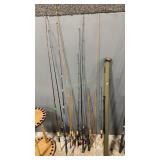 GROUP OF ASSORTED FISHING POLES