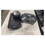 ELECTRIC SKILLET, CHEF MAN GRIDDLE & PANINI PRESS