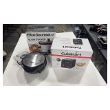 2 QT. SLOW COOKER, 2 SLICE TOASTER & OMELETTE