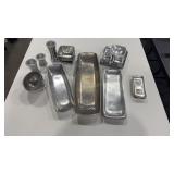 POTTERY BARN ALUMINUM SERVING WARE