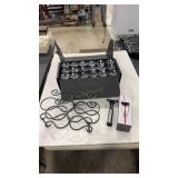 WINE GLASSES, DECANTER & WINE RACK