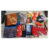 SILK & POLY SCARVES ASSORTMENT