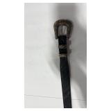 STERLING SILVER BELT BUCKLE W/ AFRICAN ELEPHANT BE