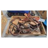 GROUP OF LEATHER SPURS