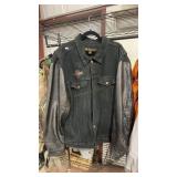 HARLEY DAVIDSON LEATHER AND COTTON JACKET