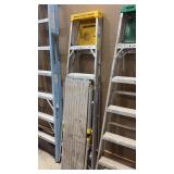 WERNER 6' LADDER AND GORILLA FOLDING BENCH