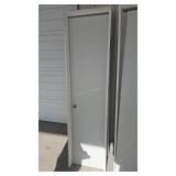 2- 1' 8' W X  80'H CLOSET DOORS WITH JAMS