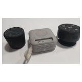 3 PORTABLE SPEAKERS