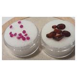 1.7 CTS RUBIES & 5.8 CTS GARNETS