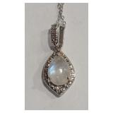 925 MOONSTONE COLOR NECKLACE