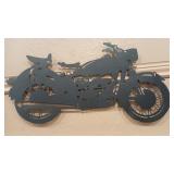 MOTORCYCLE METAL WALL ART